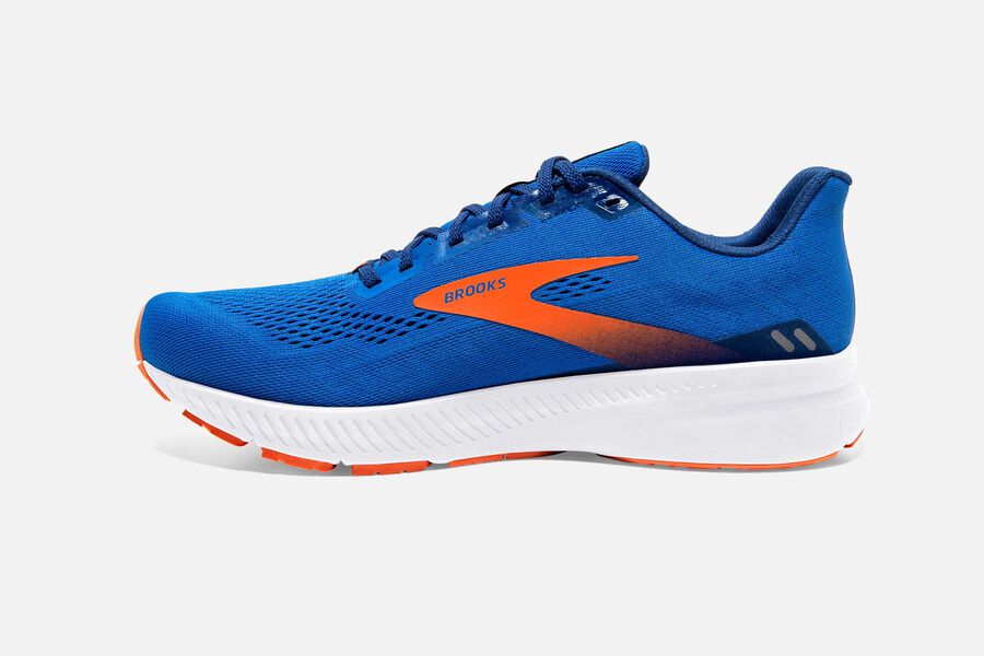 Brooks Launch 8 Road Loopschoenen Heren - Blauw/Oranje - 086197EUZ